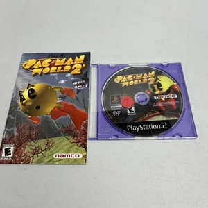 Pac-Man World 2 (PlayStation 2, PS2) - Disc & Manual Only, TESTED, Authentic - Picture 1 of 6
