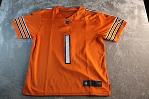 Chicago Bears Jersey Mens Small NFL Football Justin Fields GSH Nike Throwback - Picture 1 of 12