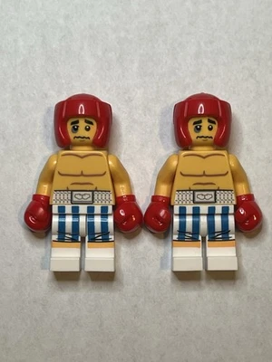 Lego BOXER Collectible Minifigure Exclusive Bricktober Lot Of 2 FAST SHIPPING - Image 1 of 4