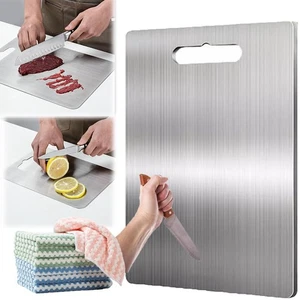 Katuchef Titanium Cutting Board, Titanium Cutting Boards for Kitchen, Stainle... - Picture 1 of 6