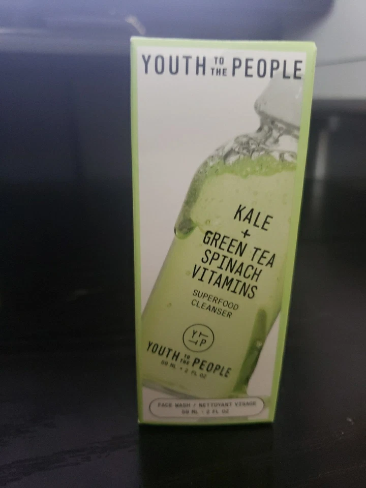 Youth to the People ~ Limpiador superalimento vitaminas espinacas col rizada + té verde ~ 2 oz Foto 1 de 4