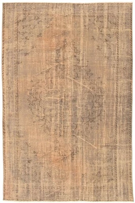 Alfombra oriental tradicional vintage anudada a mano alfombra de lana de 5'10" x 9'1" Foto 1 de 4