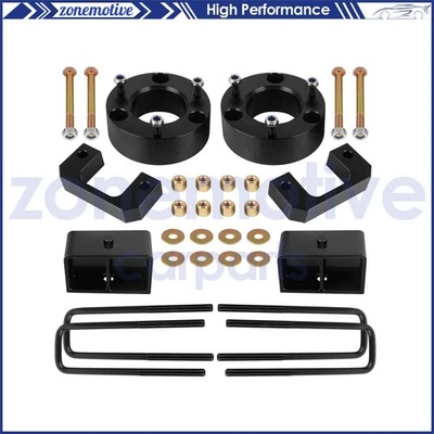 3.5" Front & 3" Rear 6 Lug Leveling Lift Kit For 2007-2023 Silverado Sierra 1500 - Image 1 of 4