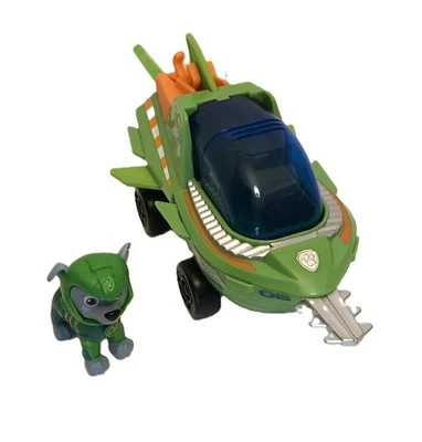 Nickelodeon Paw Patrol Aqua Pups Rocky Vehicle and Figure - Image 1 of 4