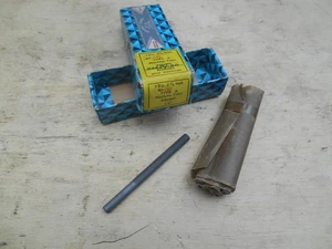 Grobet round machine files 2 1/4"L x 1/4" bench filing machine files, lot of 11 - Picture 1 of 4