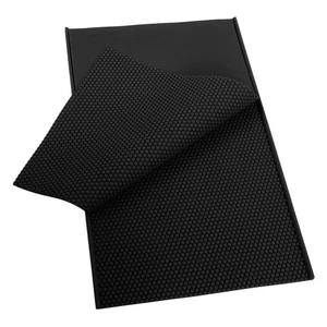 Black 2PCS Beeswax Press Sheets 5.4mm Silicone Flexible Beeswax Foundation Sheet - Picture 1 of 12