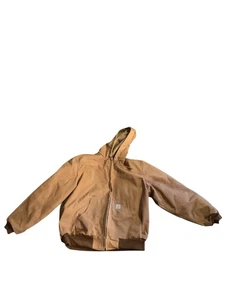 Chaqueta Carhartt Hombre Extra Grande J131 Forro Térmico Hecha en EE. UU. Capucha Activa Jac Abrigo - Imagen 1 de 4
