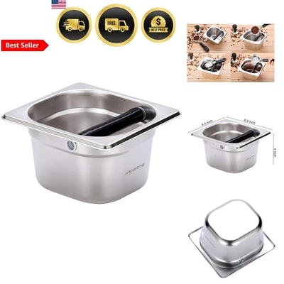 Кофейный молоток коробка из нержавеющей стали эспрессо молотый инструмент для удаления маленький - Изображение 1 из 4