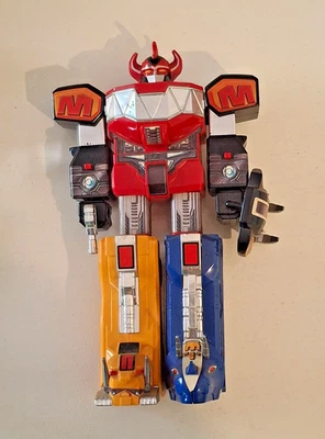 VTG 1991 Power Rangers 9" Dino Megazord Action Figure Incompleta - Immagine 1 di 4