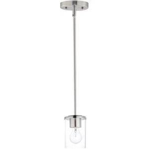 Maxim Lighting 90200CLSN Corona Mini Pendant Satin Nickel - Picture 1 of 8