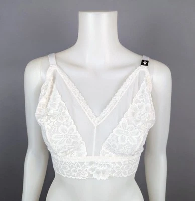 Victorias Secret NWOT Posey Lace Curvy Bralette Unlined Wireless Bra Curve XL - Image 1 of 4