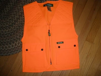 Remington Youth Size XL 14/16 Orange Hunting Safety Gun Vest Pockets Zip-up (58) - Image 1 of 4