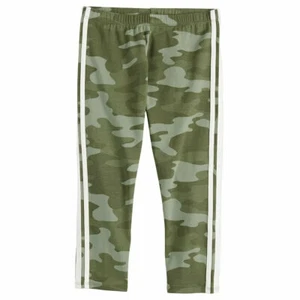 SO Core Capri Leggings Girls Size XS 6/6X Green Camo New - Picture 1 of 1