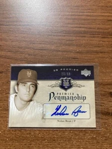 2007 UD Premier Penmanship Nolan Ryan Autografo (20/68) Mets - Foto 1 di 1