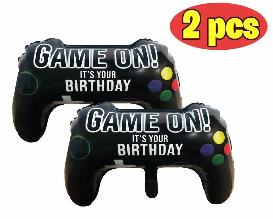 23-дюймовый контроллер для видеоигр майлар фольга воздушный шар для вечеринок упаковка 2 шт. - Изображение 1 из 3