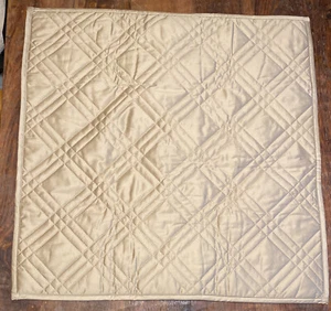 Ralph Lauren Euro Sham Beige Leggero Oro Sateen 26x26 - Foto 1 di 3