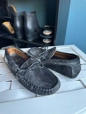 Isabel Marant Etoile Mocasín Plano Negro Metalizado Pelo de Becerro 37 Foto 1 de 4