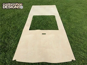 VW Baywindow Camper Van Interior 3mm Birch Ply Pop Top Roof Lining Kit - Picture 1 of 8