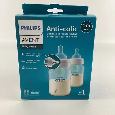 Philips Avent Babyflasche Anti Koliken Air Free Vent Säuglingsnahrung Set Neu - Bild 1 von 4