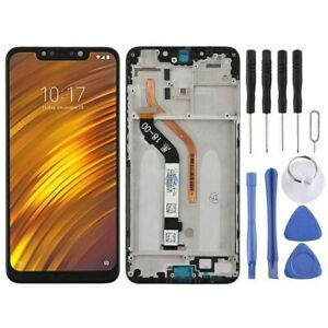 For Xiaomi Poco Pocophone F1 Display LCD Touch Screen Replacement Frame Assembly