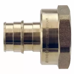 Adaptador reductor de tubería hembra de latón Apollo EPXFA341 para tubería PEX 1 x 3/4" - latón - Imagen 1 de 3