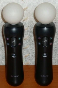 X2 Mandos Sony PlayStation PS Move Controllers Twin Pack PS3, PS4 PS VR original - Imagen 1 de 1