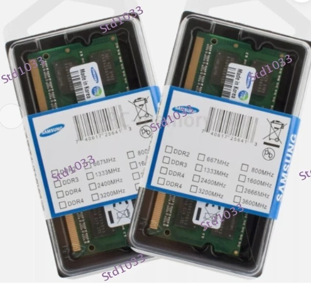 New Samsung 16GB (2x 8GB) PC3-12800S DDR3-1600 MHz 204Pin SO-DIMM Laptop Memory - Image 1 of 1
