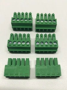 5 pin 3.81mm Phoenix Connector Phoenix Contact PCB Terminal Block Set of 6 - Picture 1 of 3