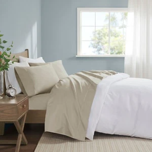 Madison Park 600 Thread Count Pima Cotton Deep Pocket Sheet Set - Picture 1 of 47