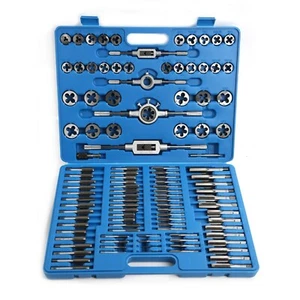 Combination TAP and Die Set Cutter Kit  Screw Extractor Remove Metric Size Set - Picture 1 of 8