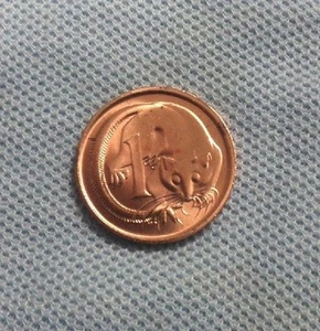 #C37. 1988  AUSTRALIAN  UNCIRCULATED 1 CENT  COIN - Bild 1 von 1