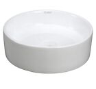 Elanti Collection Ec1102 White Vessel Sink (Lw)