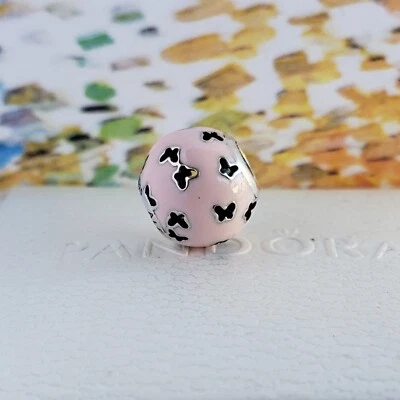 New Pandora Authentic Pink Butterfly Openwork Charm - Image 1 of 4