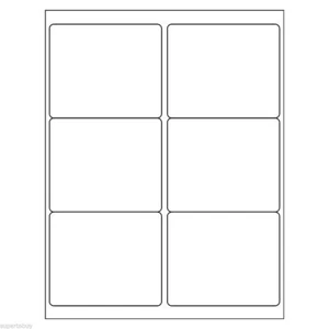 720 Shipping Labels 3-1/3" x 4" Mailing Address 120 Sheets 6 Per Sheet InkJet - Picture 1 of 1