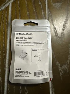 2N3055 Type Transistor NPN Silicon 276-2041 RadioShack NIP NOS - Imagen 1 de 2