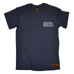 Ride Like The Wind Breast Logo T-SHIRT Cycle Cycling Funny birthday fashion gift - Picture 1 of 9
