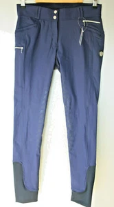 Covalliero Detroit 2020 Reithose Damen Vollbesatz Silikon Grip Gr 40 navy NEU - Foto 1 di 4