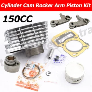 150CC Big Bore Cylinder Piston Cam Rocker Arm Kit For HONDA CG125 CG150 156FMI - Picture 1 of 11