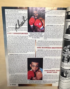 Roshii Wells Autographed Fight Game Boxing Magazine - Picture 1 of 3