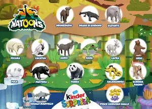 NATOONS - ANIMALI A SCELTA (VT184 - VU261) KINDER SORPRESA ITALIA 2023/2024 - Imagen 1 de 17