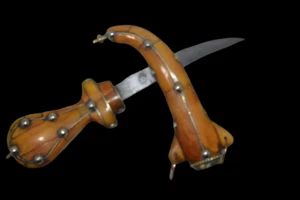 Islamic Knife Khanjar Dagger Moroccan Jambya Blade Handmade - Picture 1 of 9