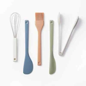 Figmint 5pc Silicone Mini Kitchen Utensil Set ~ Brand New in Box - Picture 1 of 4