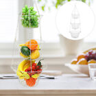3-stufig hängende Küche Obstkorb Gemüse Aufbewahrungsregal Silber