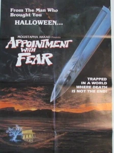 Filmplakat Termin mit Angst 1985 ein Blatt 27 x 41 Vintage Campy Horror - Bild 1 von 4