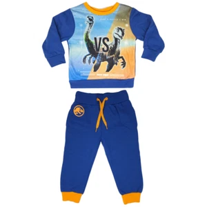 TUTA MAGLIONE PANTALONE JURASSIC WORLD BAMBINO 3/8 ANNI - VH1179ARANCIO - Foto 1 di 3