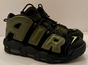 Nike Air More Uptempo ‘96 Men's Size 8 US DH8011-001 Black Rough Green Shoes - Picture 1 of 8