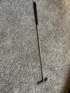 Vintage Bullseye Acushnet SDF 4R John Reuter Jr 34”Brass Putter Steel Shaft - Picture 1 of 6