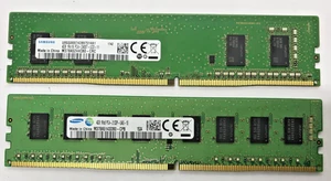 Samsung 8GB (2x4GB) DDR4 M378A5244CB0-CRC PC4-2400T-UC0-11 U0GG000 #R2586 - Bild 1 von 2