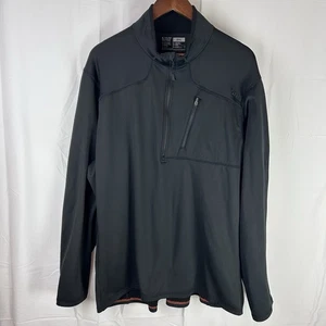 5.11 Tactical Jacket Mens XXL Black Recon Half Zip Fleece Pullover Performance - Picture 1 of 12