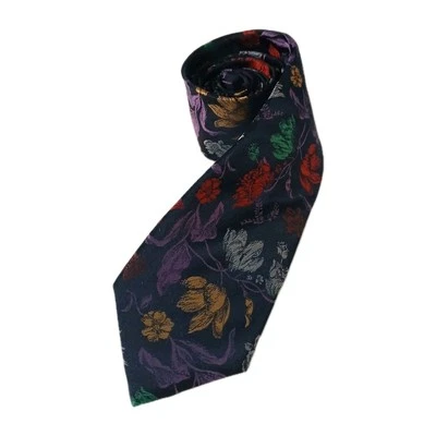 Corbata floral 100 % seda hecha a mano Jos A Bank Reserve de diseñador para hombre Foto 1 de 4